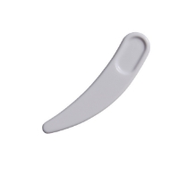 Cosmetic Spatula Curved - White (50 pieces/bag) Curved Spatula Dante Disposables